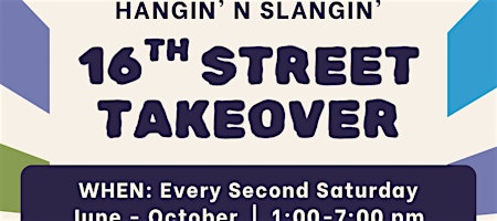 Hangin’ N Slangin’ on 16th Street!