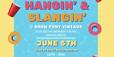 Hangin’ N Slangin’ Vintage and Art Market