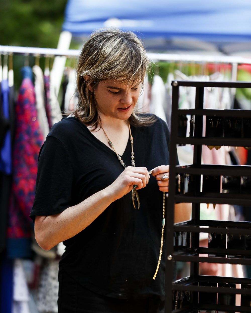 Hangin' N Slangin' pop-up market in Denver